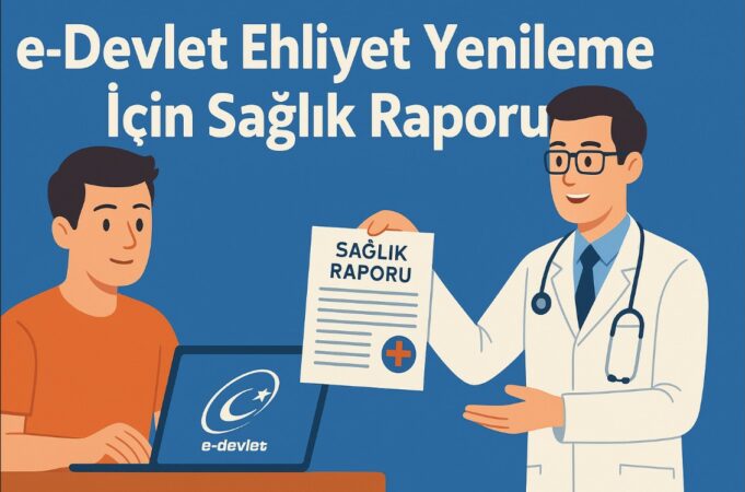 e-Devlet Ehliyet Yenileme İçin Sağlık Raporu e-Devlet Ehliyet Yenileme İçin Sağlık Raporu