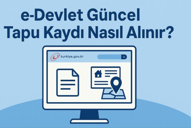 e-Devlet Güncel Tapu Kaydı Nasıl Alınır