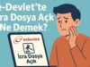 e-Devlet’te İcra Dosya Açık Ne Demek? e-Devlet’te İcra Dosya Açık Ne Demek