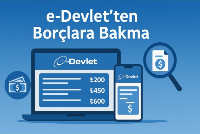 e-Devlet’ten Borçlara Bakma