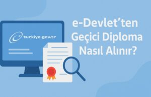 e-Devlet’ten Geçici Diploma Nasıl Alınır? e-Devlet’ten Geçici Diploma Nasıl Alınır