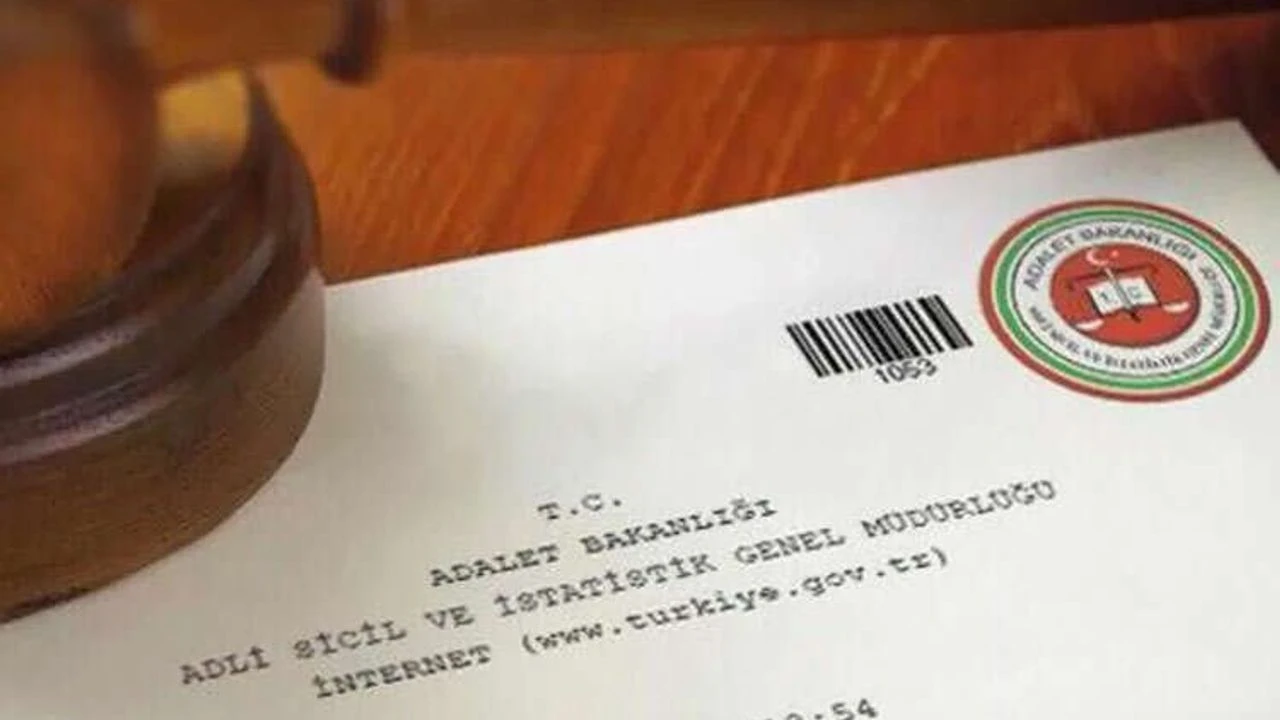 e-Devlet’ten Sicil Kaydı