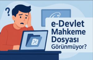 E-Devlet Mahkeme Dosyası Görünmüyor E-Devlet Mahkeme Dosyası Görünmüyor