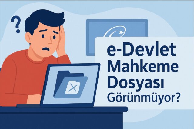 E-Devlet Mahkeme Dosyası Görünmüyor