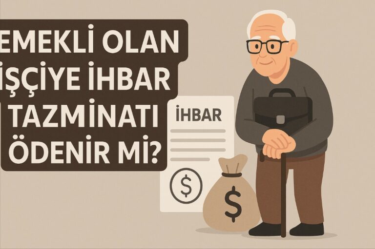 Emekli Olan İşçiye İhbar Tazminatı Ödenir mi?