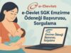 e-Devlet SGK Emzirme Ödeneği Başvurusu, Sorgulama e-Devlet SGK Emzirme Ödeneği Başvurusu, Sorgulama