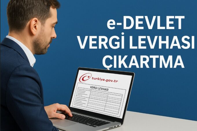 e-Devlet Vergi Levhası Çıkartma e-Devlet Vergi Levhası Çıkartma