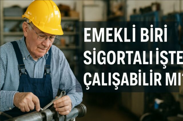 Emekli Biri Sigortalı İşte Çalışabilir mi